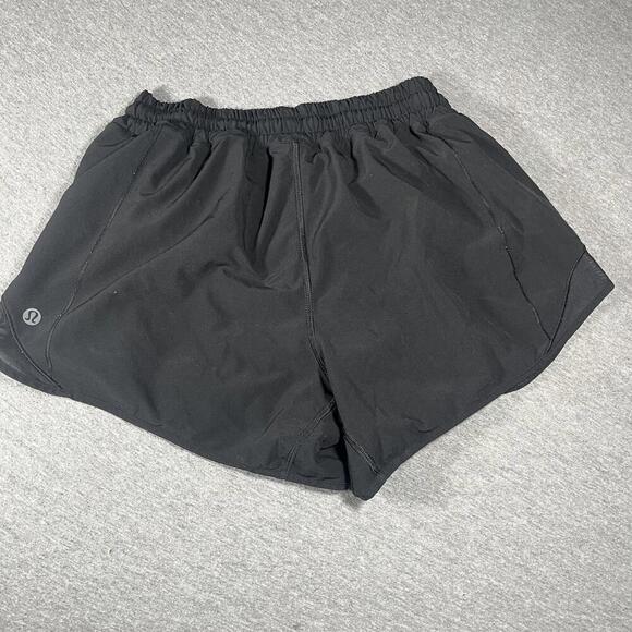 Pants - Lululemon Woman’s Size 6 stretchy Black Athletic Running Shorts LuLu